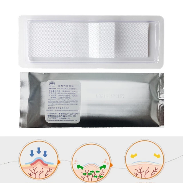 Cicatrices Heridas Silicona Cicatrices Gel Tiras Eliminador Tratamiento Parche Transparente El_reino Unido