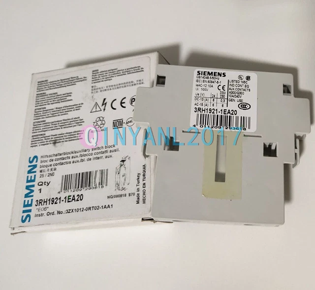 1PCS ONE auxiliary contact 3RH1921-1EA20 3RH1 921-1EA20