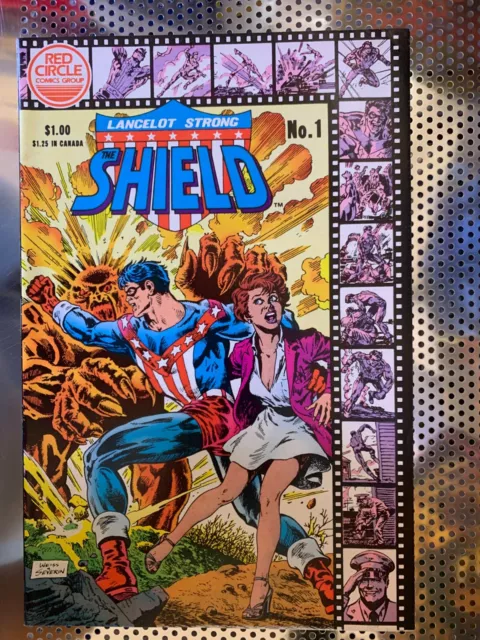 Shield #1  June 1983  Lancelot Strong  Red Circle