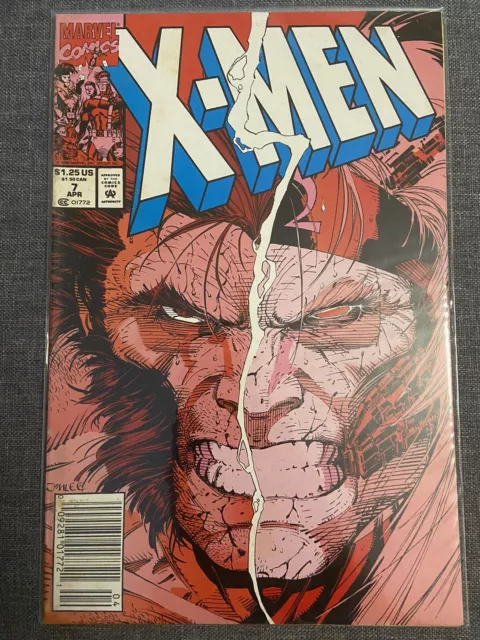 X-MEN  No 7 Marvel Comics, Omega Red. Jim Lee, 1992