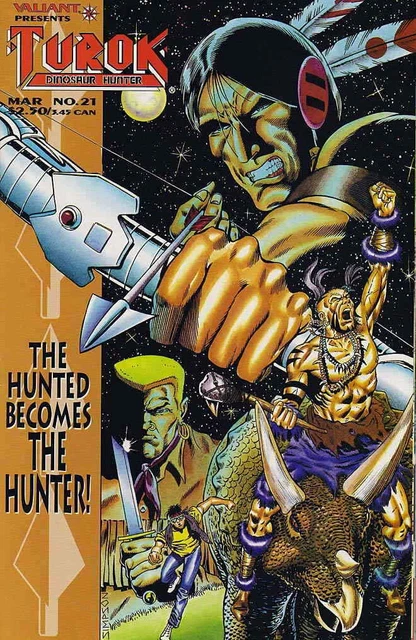 Turok Dinosaur Hunter Volume 1 #21 Valiant Comics March Mar 1995 (VFNM)