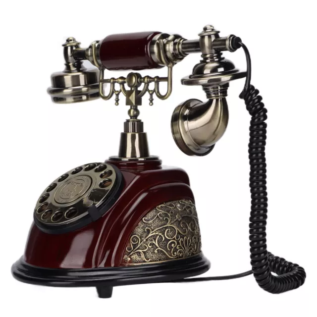 MS‑5301A Vintage Telephone Antique European Style Landline With US UK Cable For