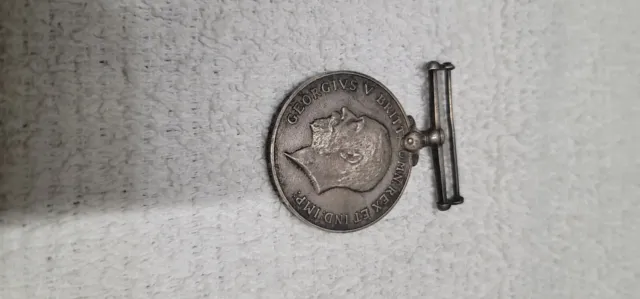 1918 King George V Silver WW1 Medal