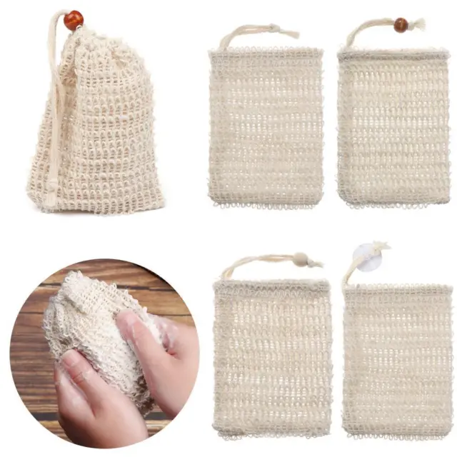 Pouch Cleaning Bath Soap Saver Bag Foaming Net Pouch Soap Saver Blister Mesh