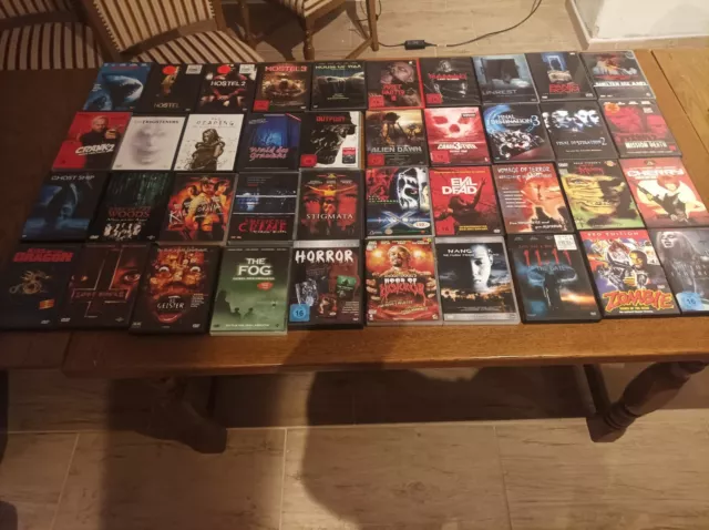 40 Horror Psycho DVD Konvolut Sammlung viel FSK 18