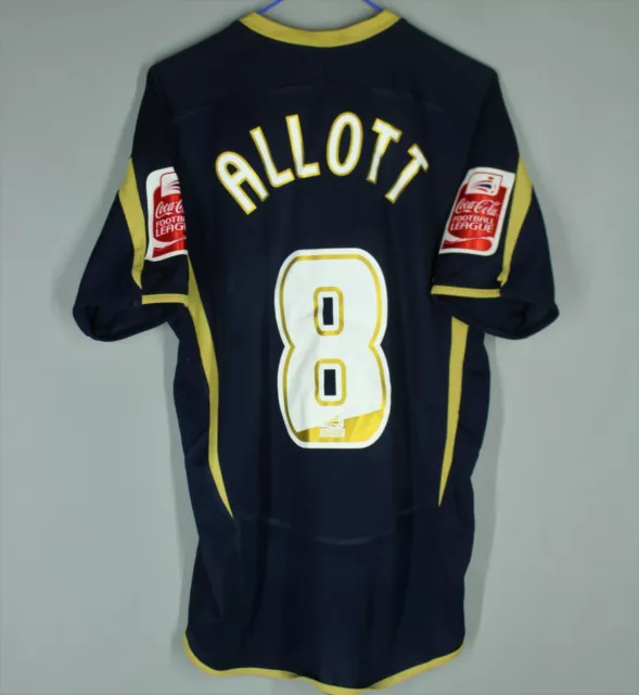 Oldham Athletic 2007/2008 Home Match Worn Shirt Jersey Carlotti #8 Allott