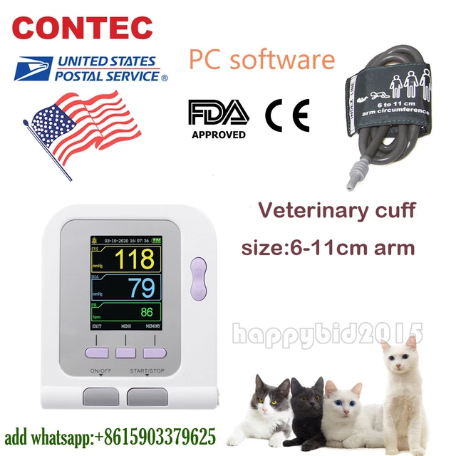 CONTEC08A VET/VETERINARY Digital NIBP Animal Machine Blood Pressure