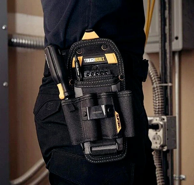 TOUGHBUILT ELECTRICIAN MULTI Tool Belt Cliptech Clip On (6 POCKET