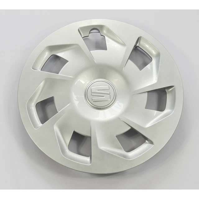 Copricerchio Originale Fiat 500 Argento 15 Pollici: Compatibile Con Modelli Dal 2007 In Poi, Finitura Laccata Di Qualità