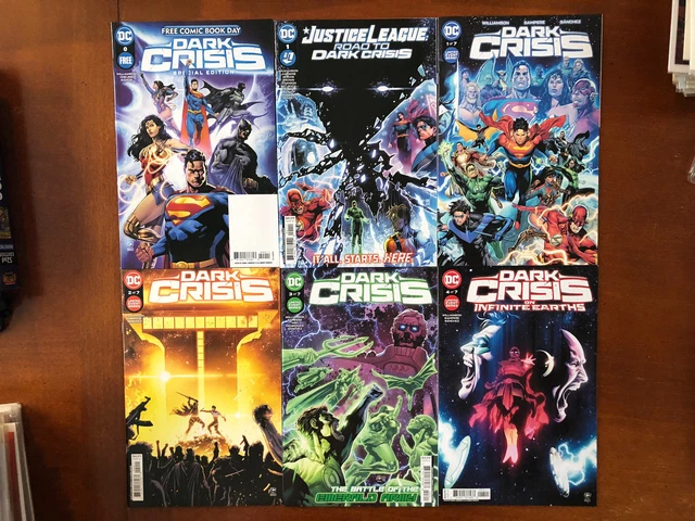 Lot (16) DC DARK CRISIS ON INFINITE EARTHS 1-6 + ONE-SHOTS JLA COMICS NM+ Unread 2