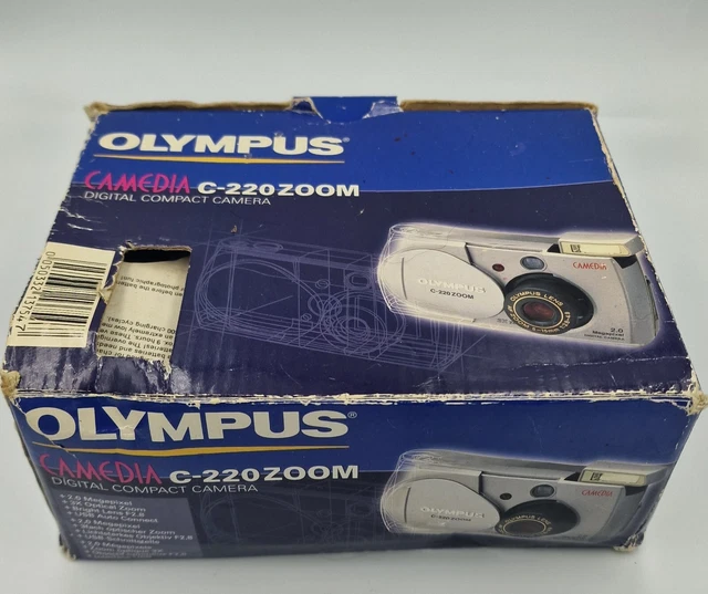 Olympus Camedia C-220 fotocamera zoom 7,5 x 2,0 megapixel digitale compatta
