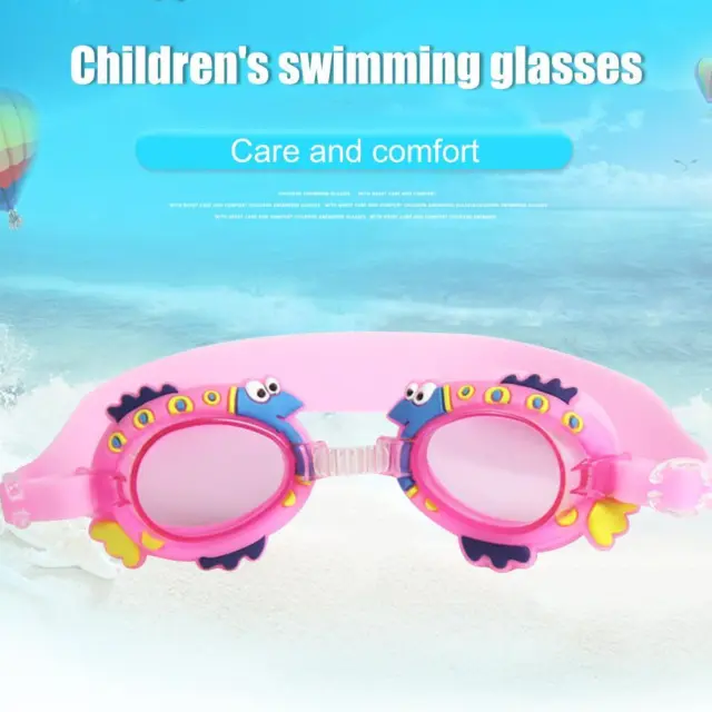fr Swimming Glasses Kid Training Goggle Anti Fog UV Protection Sunglasses (B)