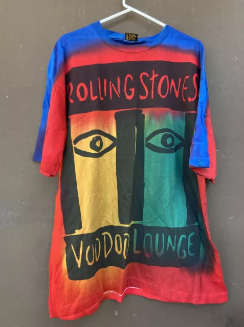 ROLLING STONES Voodoo Lounge Vintage Original 1994 Concert Tour T-Shirt XXL