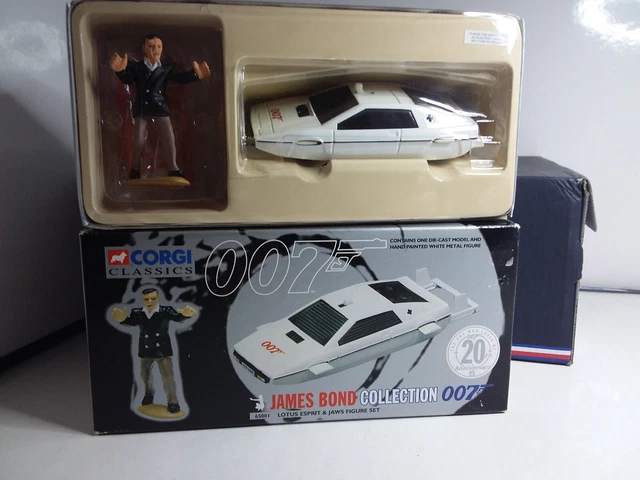 Corgi 65001 - Lotus Esprit Submarine James Bond - Figurine Jaws - Modèle Diecast
