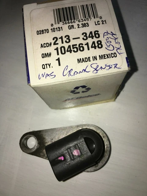 Used Cam Position Sensor ACDelco GM Original Equipment 213-346 - B12-57