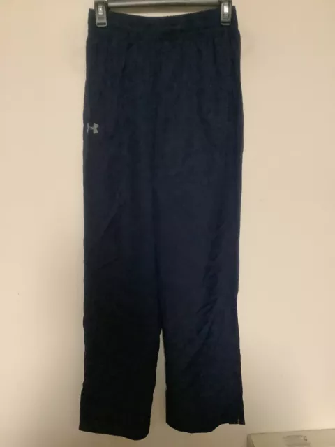 UNDER ARMOUR UA Men’s Size S Navy Blue Athletic Loose Fit Track Pants