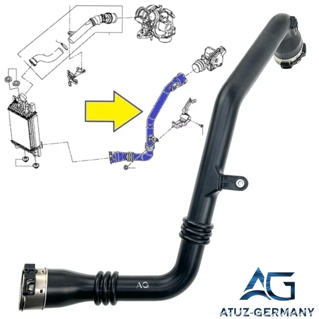 FEBI BILSTEIN Tuyau D'Air De Suralimentation 188180 - Compatible VW Golf VI, Audi A3
