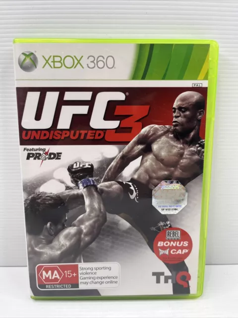 UFC Undisputed 3 Microsoft Xbox 360 Game FREE POST GC - COMPLETE