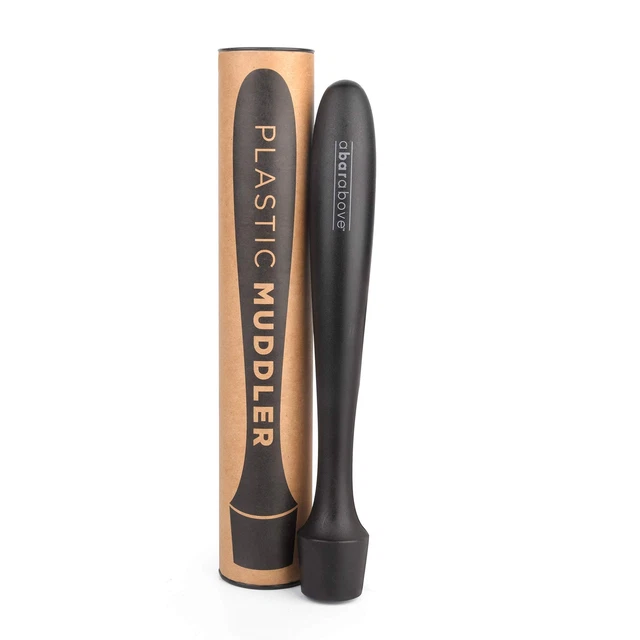 Black Cocktail Muddler - 12 Inch Long Muddler - Bartender Gear for Home or Pr...
