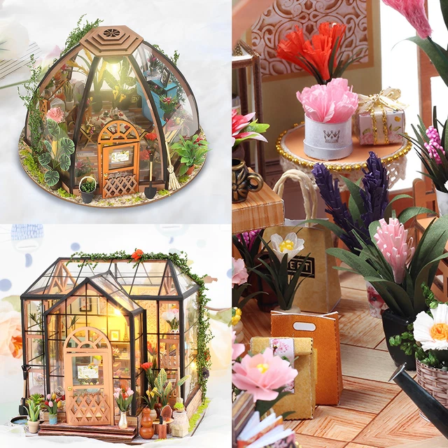 DIY House Kit, DIY Handcraft Buildings Mini House Kit Con