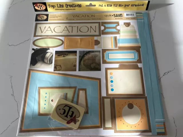 Top Line Creations Quick Sand Accent Vacation 2 Cardstock 3 Cordinating Paper