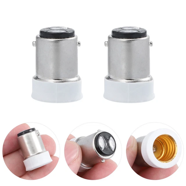 10 pz Convertitore Lampadina Convertitore Presa Lampada Convertitore Lampadine Bianco Corto