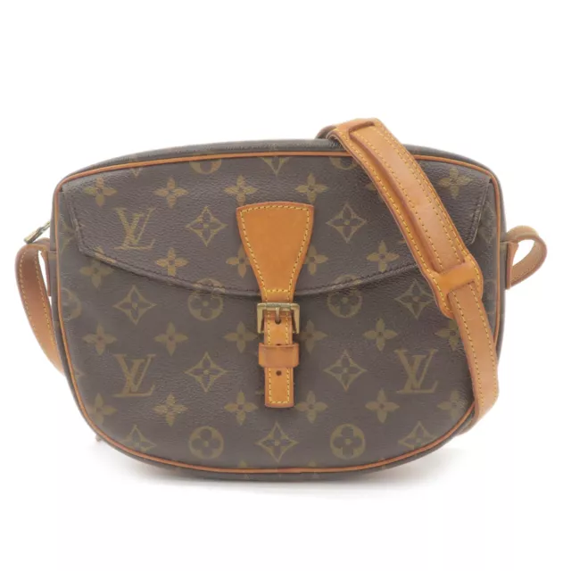 LOUIS VUITTON Jeune Fille MM Shoulder Bag Monogram Leather Brown M51226  67MT248