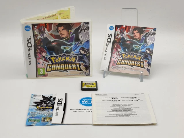 POKEMON CONQUEST Nintendo DS 2DS 3DS DSi Complete with Manual