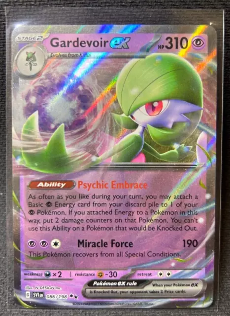 Pokemon : SV SCARLET & VIOLET GARDEVOIR ex 086/198 ULTRA RARE