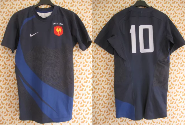 Maillot Rugby Equipe QUINZE de FRANCE Pays de Galles 2008 FFR Nike - M