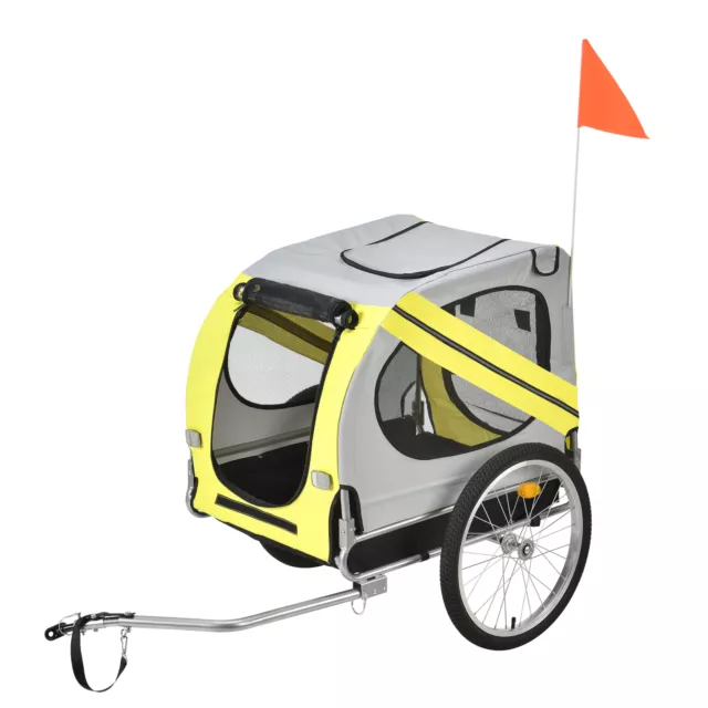 Remolque de Bicicleta para Mascotas Perros el Transporte de Equipaje 26 kg