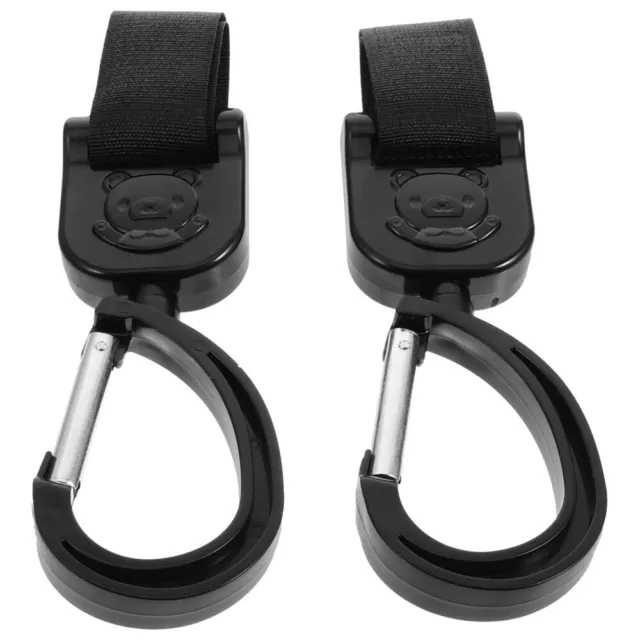 2pcs Stroller Hooks for Diaper Bags & Shopping-QX