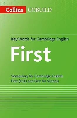 KEY WORDS FOR Cambridge English First FCE Collins EUR 13,31 - PicClick IT