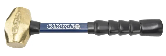 Carlyle Outils Par Napa HFHBR312 3 LB Laiton Marteau Avec 30.5cm Fibre Anse