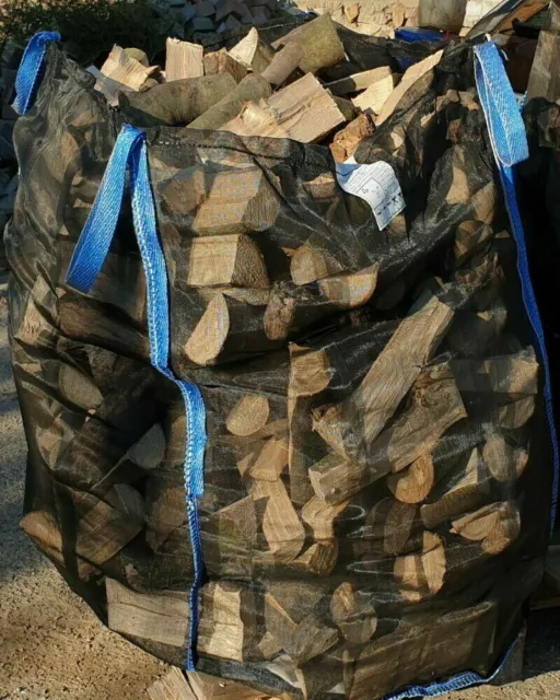 10 x Woodbag Holzbag BigBag 100x100x160cm Premium Brennholz Holz Big Bag Säcke