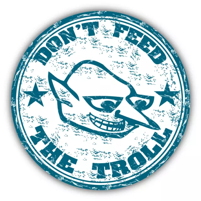Internet Troll Face Trollface Trolling Car Bumper Vinyl Sticker Decal 5X4