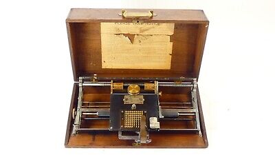Maquina de escribir HALL BOSTON AÑO 1886 Typewriter Schreibmaschine Machine