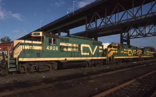FRISCO Railroad Train Locomotive 4926 Original 1988 Photo Slide