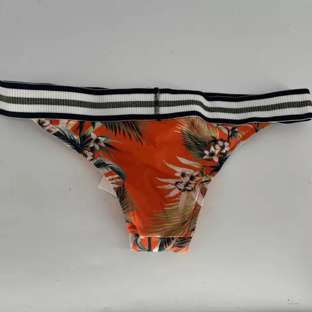 Seafolly Brazilian Womens Tangelo New Elastic waist bikini bottom US 6 2