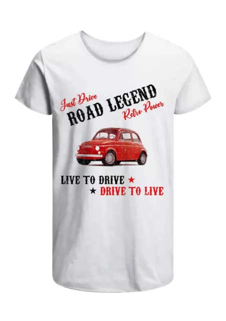 T-Shirt 500 automobile Uomo Abbigliamento 100% Cotone Taglia dalla S a XXL