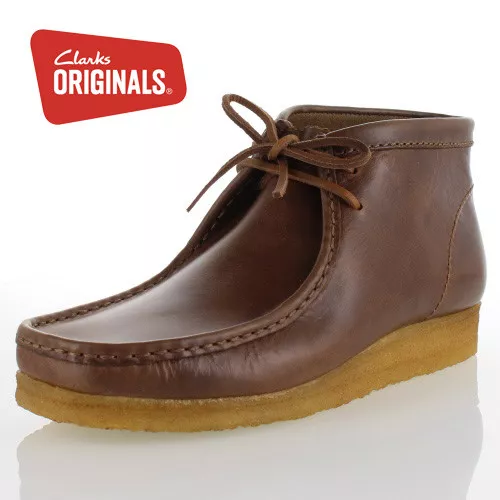 Clarks Originals Mens  ** Wallabees Horween Camel Leather ** UK 8,9,10,11 G