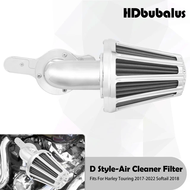 Chrome Sucker Air Cleaner Kit Fit For Harley M8 Touring Trike 17-22 Softail 18+