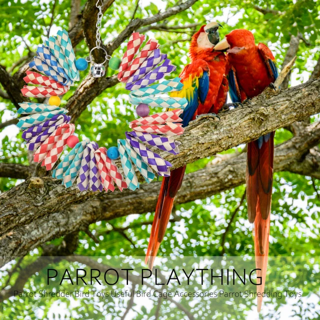 1pc Papagei Biss Spielzeug Vogel Käfig Spielzeug Papagei Liefert 11