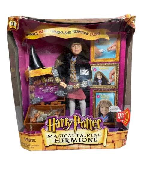 Magical Talking Hermione Harry Potter Chamber of Secrets Mattel 2002
