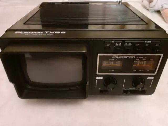 Vintage Plustron TVR-5 Radio/TV.