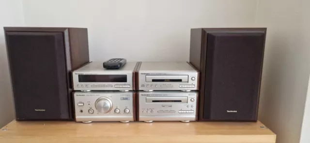 Technics SE-HD51, SL-HD51, ST-HD51, RS-HD81 Hifi & SB-HD51 Speakers, CD TAPE AMP