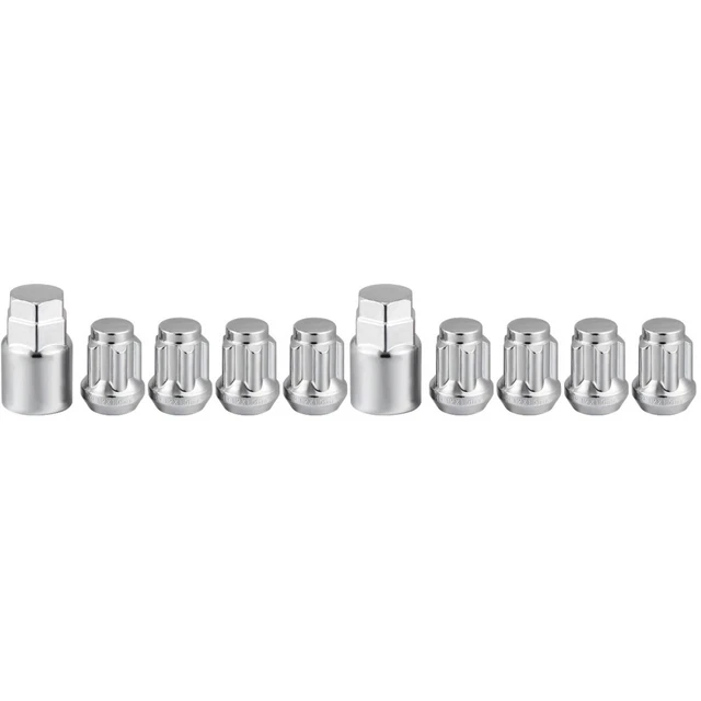 8 Pcs Wheel Anti- Nut Car Parts Style Lug Nuts Tuner Prime Lock