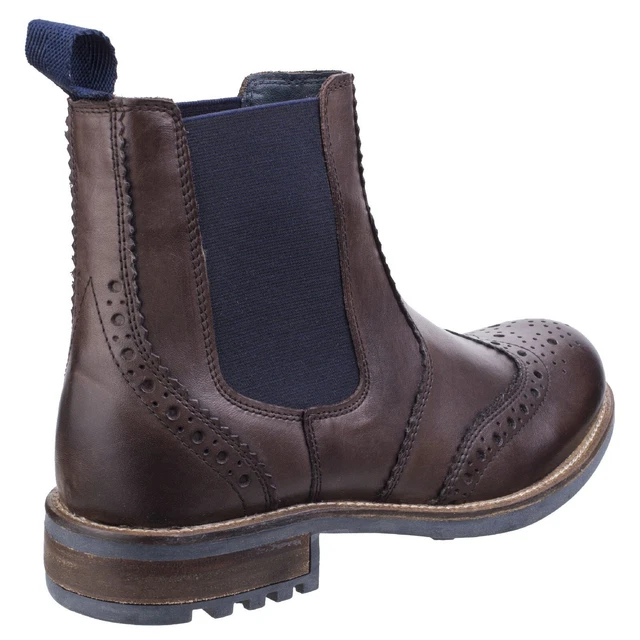 COTSWOLD MENS CHELSEA Boots Cirencester Elasticated brown UK Size £64.