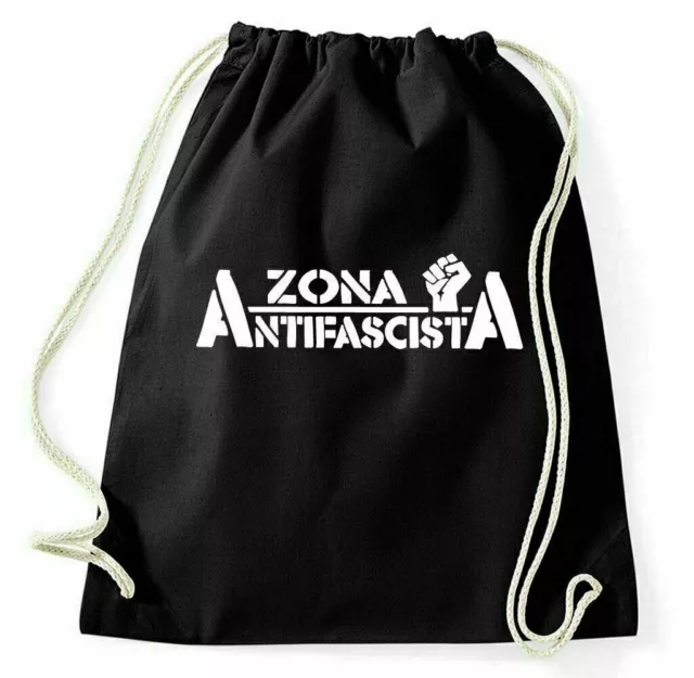 Zona Antifascista Sport Antifa Alerta Sportbeutel Rucksack Contre Fascisme