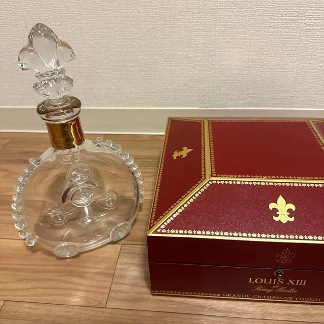 REMY MARTIN LOUIS XIII COGNAC BACCARAT KRISTALL KARAFFE FLASCHE LEER